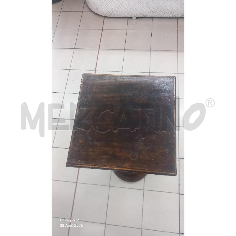 COLONNA PORTA TELEFONO VASO IN MOGANO | Mercatino dell'Usato Roma tor tre teste 2
