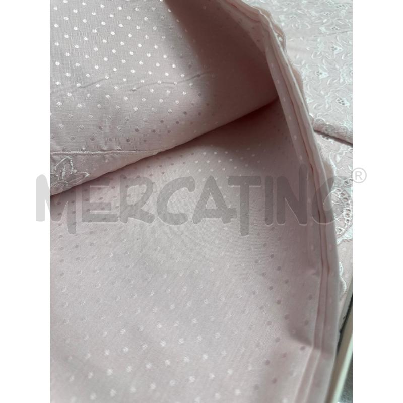 COMPL LETTO MATR FG ROSA POIS RASO RICAMI | Mercatino dell'Usato Roma tor tre teste 3