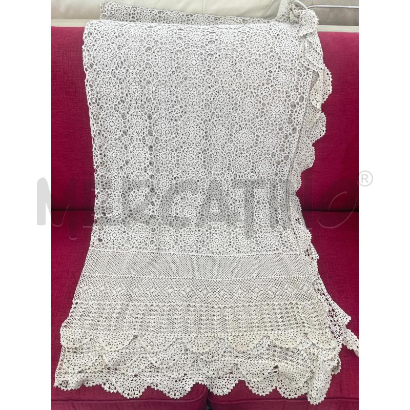 COPERTA MATRIMONIALE  UNCINETTO AVANA  | Mercatino dell'Usato Roma tor tre teste 1