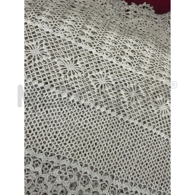 COPERTA MATRIMONIALE  UNCINETTO AVANA  | Mercatino dell'Usato Roma tor tre teste 3