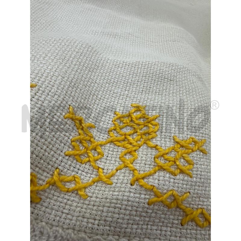 COPERTA MATR AVNA GREZZO CUCITURE GIALLO | Mercatino dell'Usato Roma tor tre teste 2