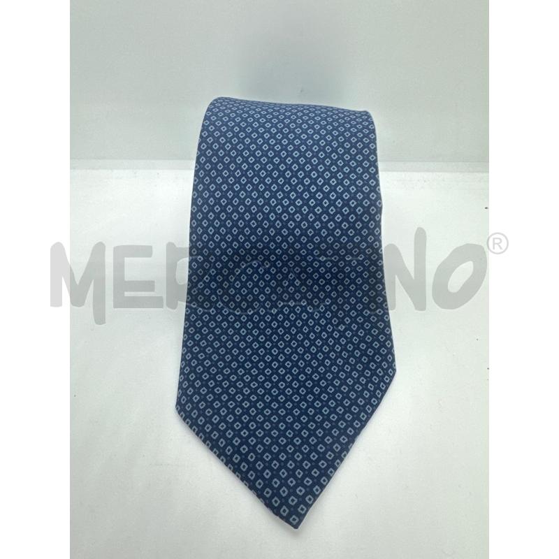 CRAVATTA YSL BLU  ROMBI  | Mercatino dell'Usato Roma tor tre teste 1