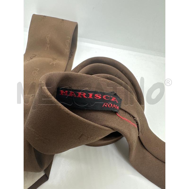 CRAVATTA YSL MARRONE | Mercatino dell'Usato Roma tor tre teste 3