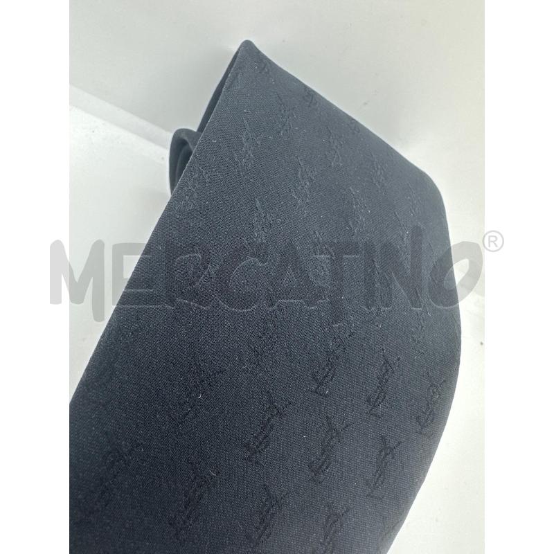 CRAVATTA  YVESSAINTLAURENT NERA RASATA | Mercatino dell'Usato Roma tor tre teste 2