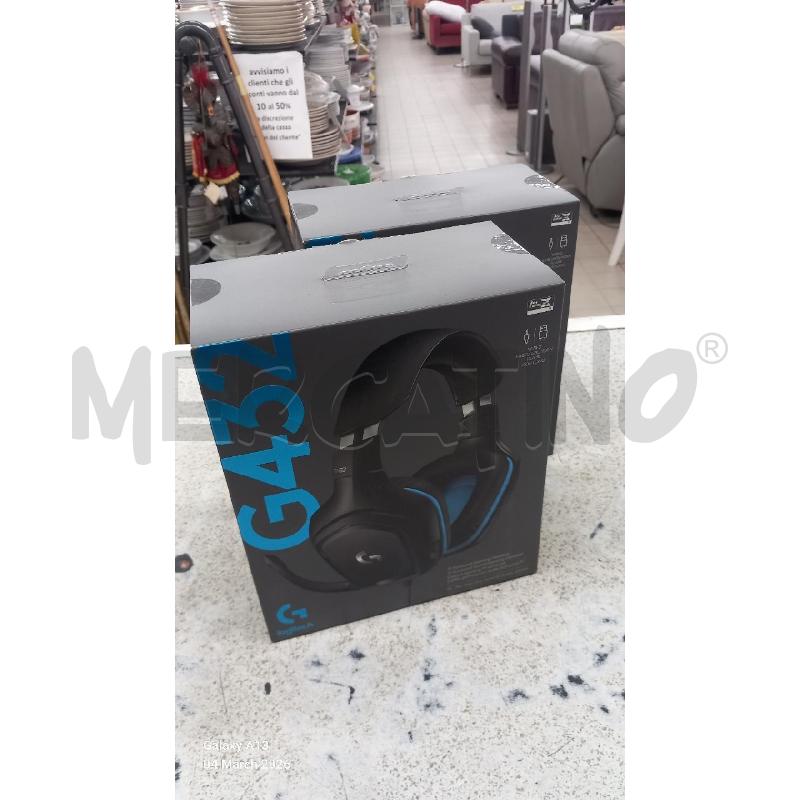 CUFFIE LOGITECH G432 | Mercatino dell'Usato Roma tor tre teste 1