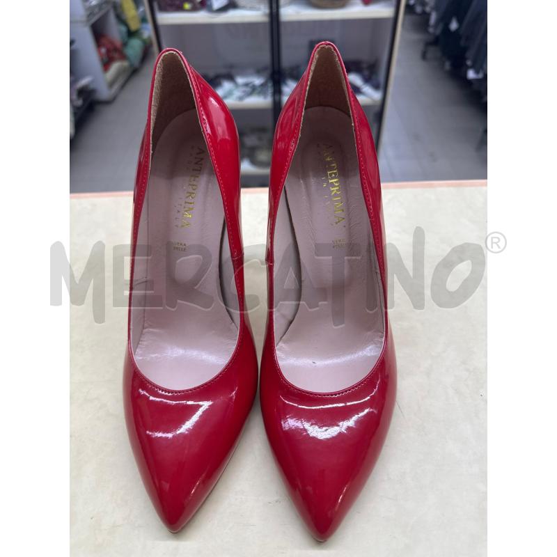 DECOLLETE ANTEPRIMA ROSSO VERNICE  | Mercatino dell'Usato Roma tor tre teste 2