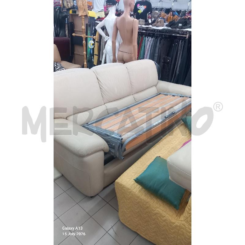 DIVANO LETTO  BEIGE | Mercatino dell'Usato Roma tor tre teste 2