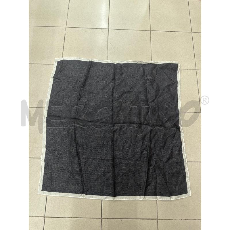 FOULARD BVLGARI GRIGIO SCURO LOGG | Mercatino dell'Usato Roma tor tre teste 1