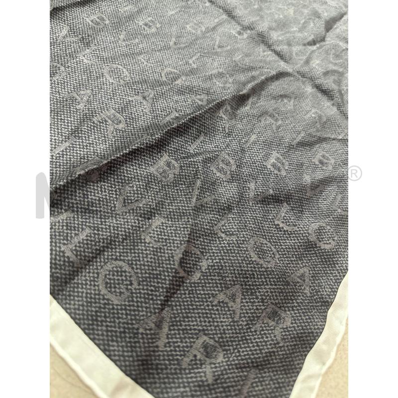FOULARD BVLGARI GRIGIO SCURO LOGG | Mercatino dell'Usato Roma tor tre teste 2