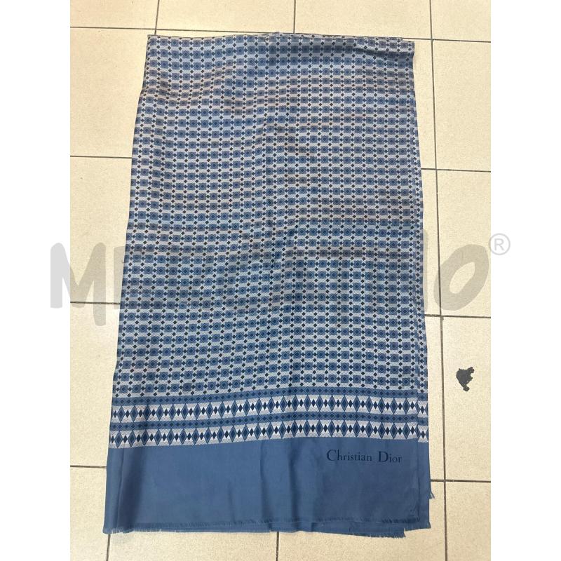 FOULARD CHRISTIAN DIOR BLU ROMBI | Mercatino dell'Usato Roma tor tre teste 1