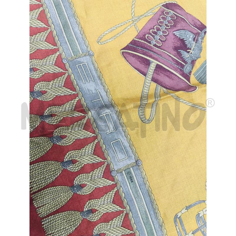 FOULARD ETRO SENAPE NAPPINE RUGGINE | Mercatino dell'Usato Roma tor tre teste 3