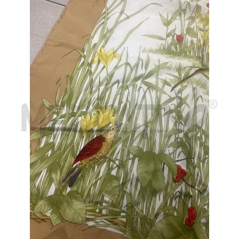FOULARD GUCCI AVANA BEIGE CIURLI  | Mercatino dell'Usato Roma tor tre teste 4