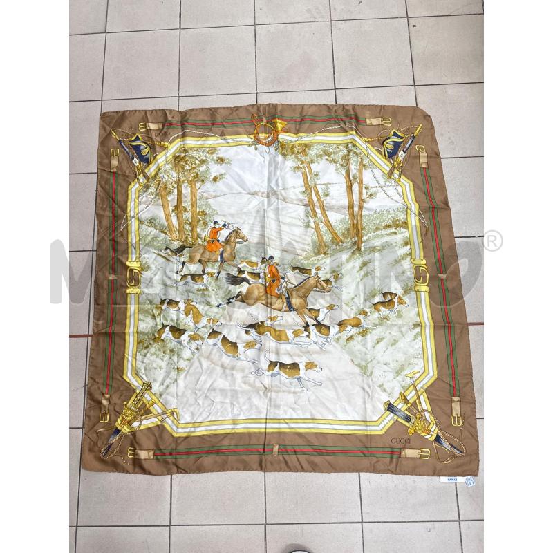 FOULARD GUCCI BATTUTA DI CACCIA | Mercatino dell'Usato Roma tor tre teste 1