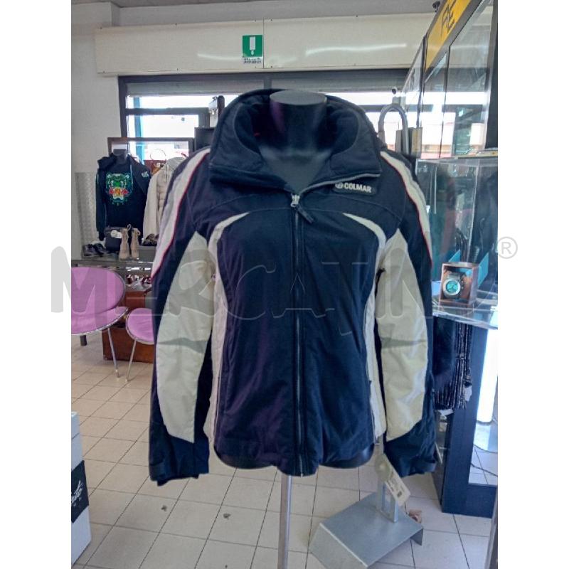 GIACCA A VENTO UOMO COLMAR NERO INSERTI BIANCO ROSSO | Mercatino dell'Usato Roma tor tre teste 1