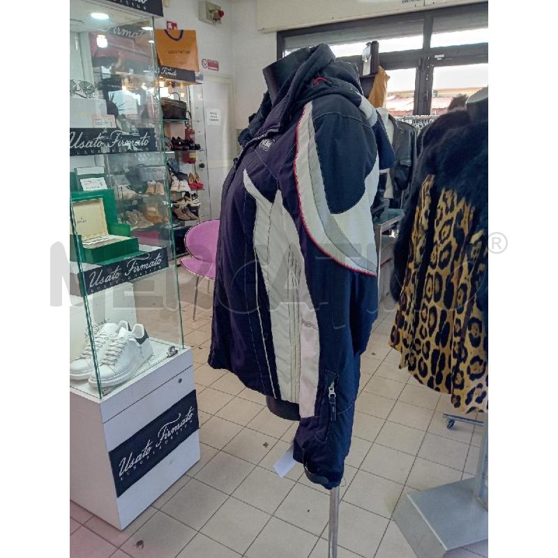 GIACCA A VENTO UOMO COLMAR NERO INSERTI BIANCO ROSSO | Mercatino dell'Usato Roma tor tre teste 2