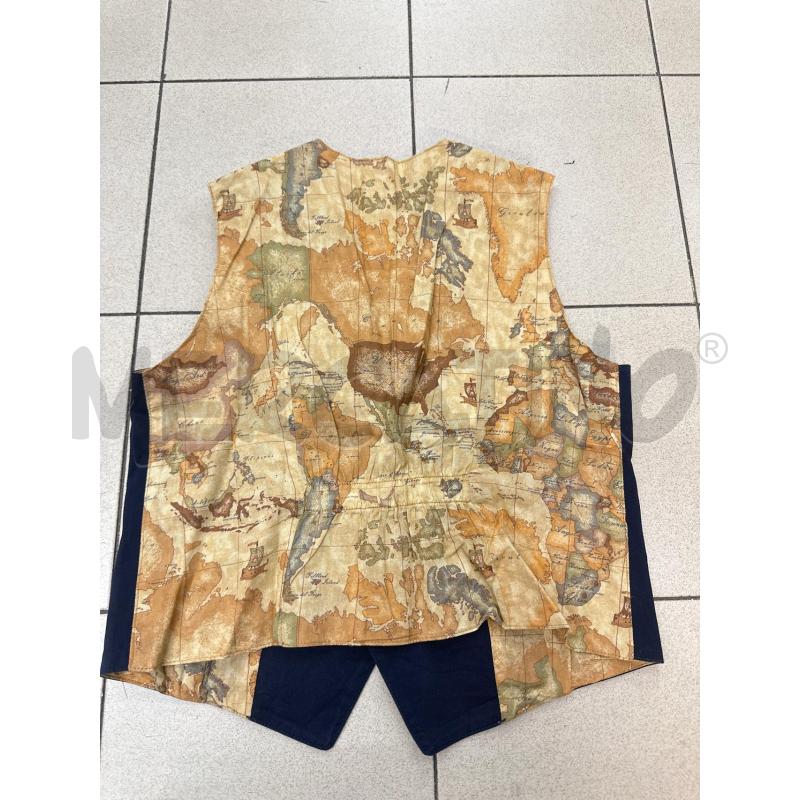 GILET BAMBINO PRIMA CLASSE BLU RETRO GEO | Mercatino dell'Usato Roma tor tre teste 2