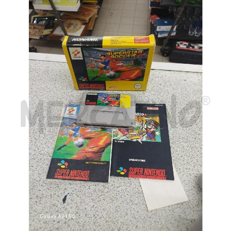 GIOCO INTERNATIONAL SUPERSTAR SUPERNINTENDO | Mercatino dell'Usato Roma tor tre teste 3