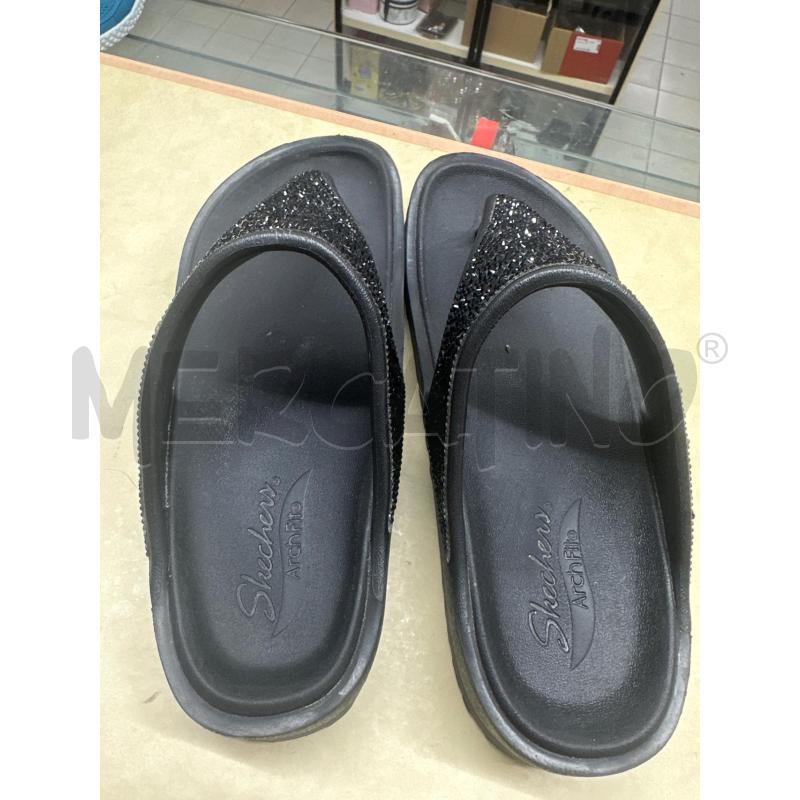 INFRADITO DONNA SKECHERS NERO STRASS | Mercatino dell'Usato Roma tor tre teste 3