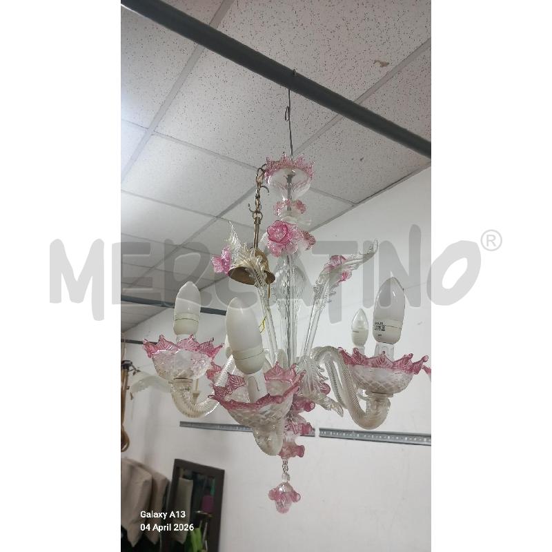 LAMPADARIO MURAN | Mercatino dell'Usato Roma tor tre teste 1