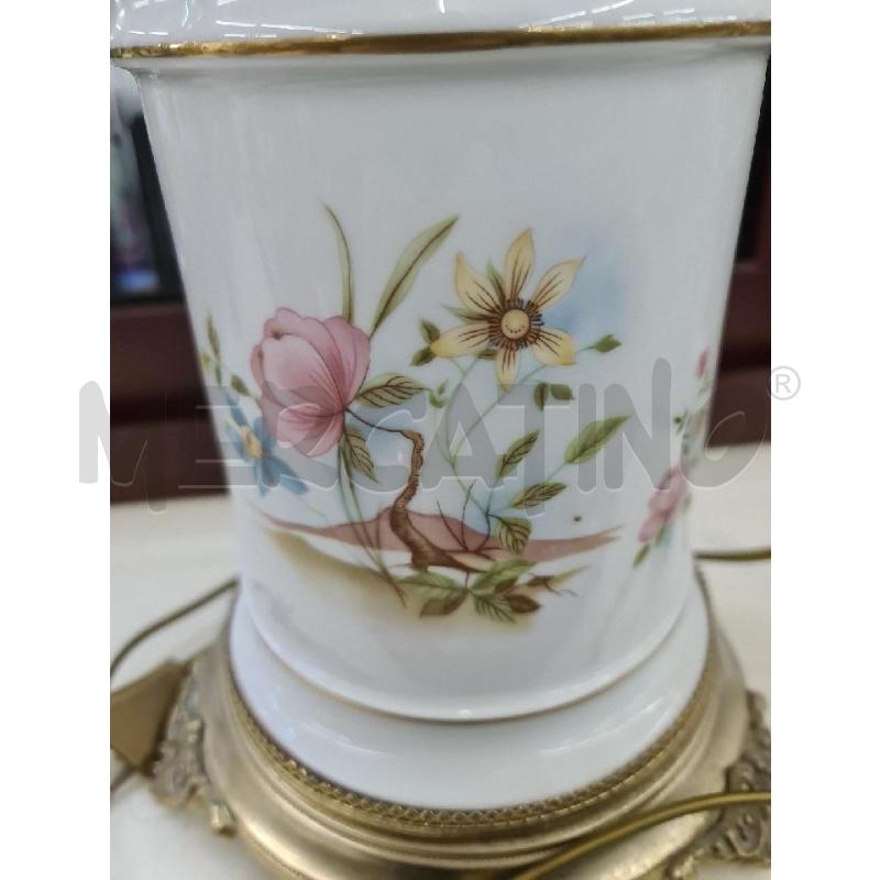 LAMPADA BASE CERAMICA DOPPIO VETRO | Mercatino dell'Usato Roma tor tre teste 3