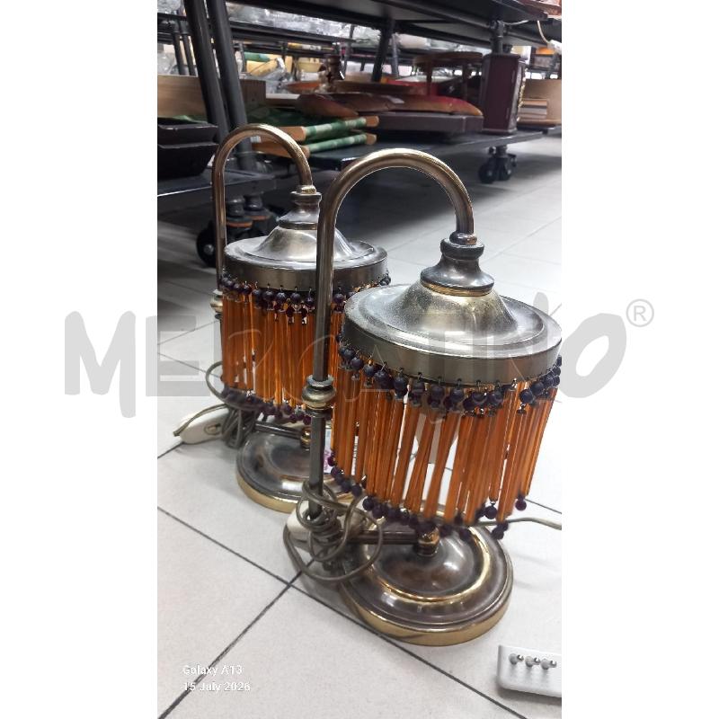 LAMPADE COPPIA CHARLESTON | Mercatino dell'Usato Roma tor tre teste 2