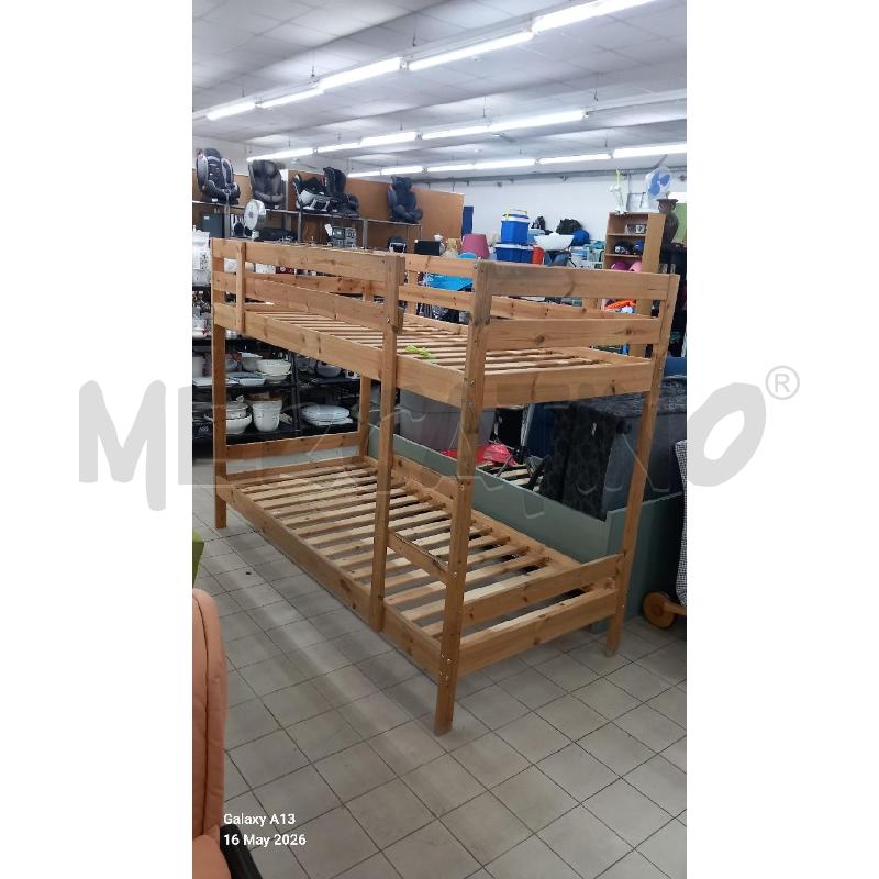 LETTO CASTELLO LEGNO | Mercatino dell'Usato Roma tor tre teste 1
