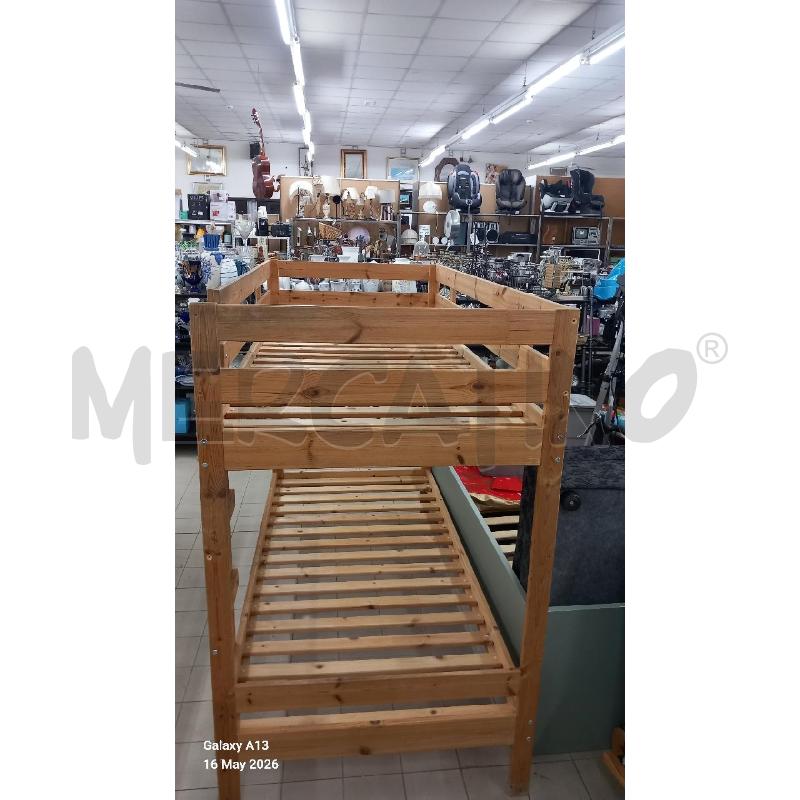 LETTO CASTELLO LEGNO | Mercatino dell'Usato Roma tor tre teste 2