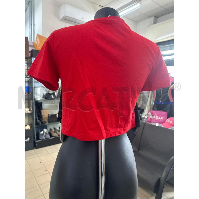 MAGLIA DONNA GAELLE ROSSO TULLE NERO | Mercatino dell'Usato Roma tor tre teste 4
