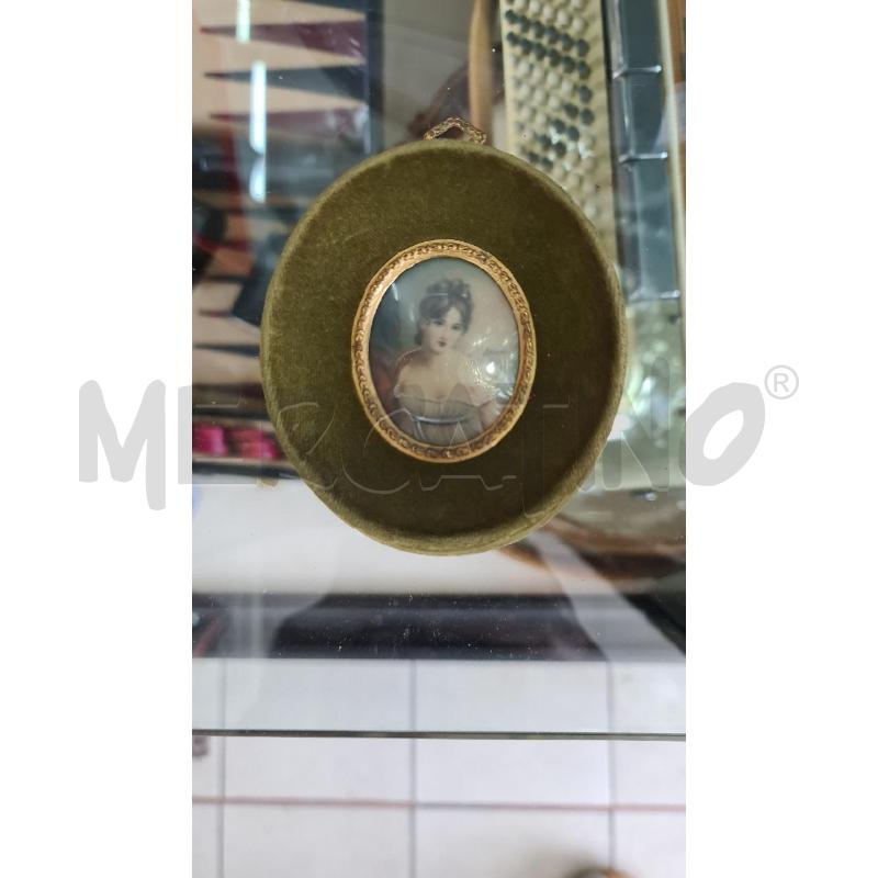MINIATURA DIPINTA OVALE  | Mercatino dell'Usato Roma tor tre teste 2