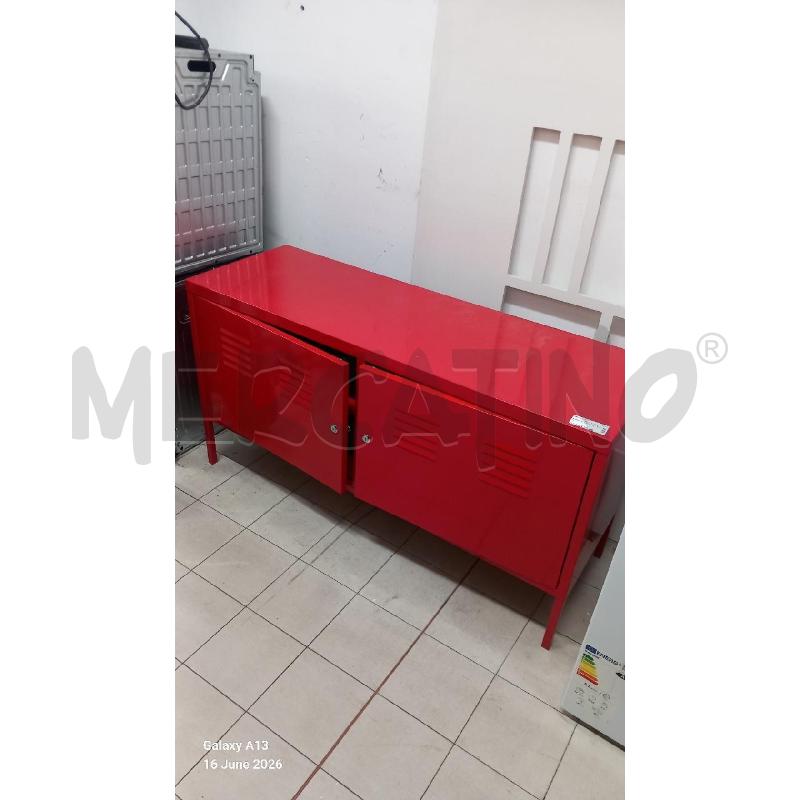 MOBILETTO METALLO ROSO | Mercatino dell'Usato Roma tor tre teste 1