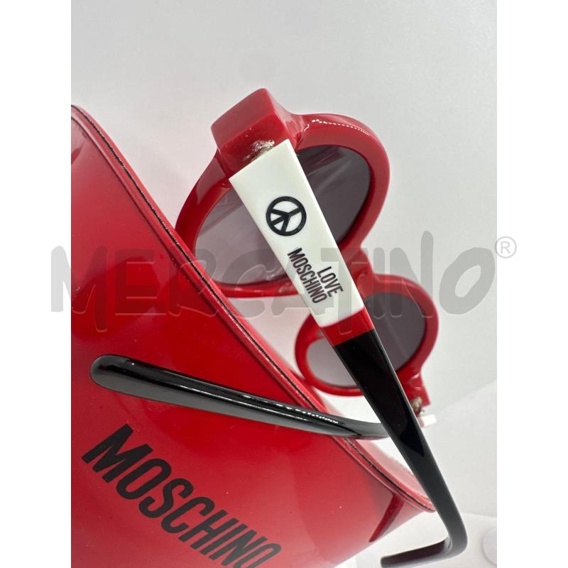 OCCHIALI DONNA LOVE MOSCHINO PEACE ROSSO | Mercatino dell'Usato Roma tor tre teste 3