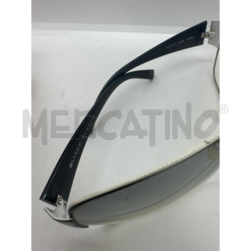 OCCHIALI DONNA VOGUE MASCHERINA NERO BIANCO | Mercatino dell'Usato Roma tor tre teste 3