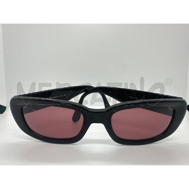 OCCHIALI DONNA  VOGUE NERO  RETTANGOLARE LENTI ROSA | Mercatino dell'Usato Roma tor tre teste 1