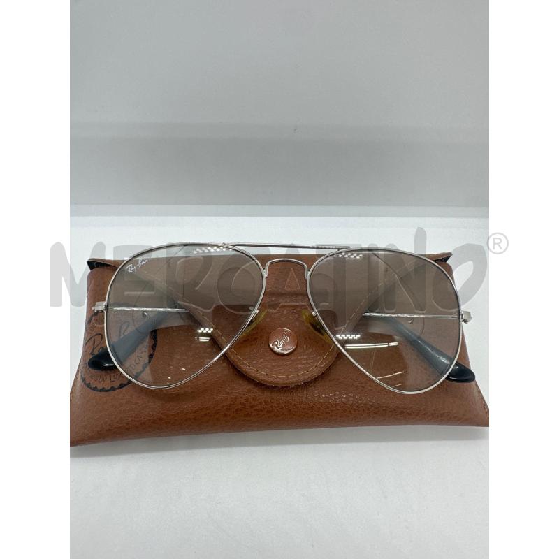 OCCHIALI UNISEX RAYBAN AVIATOR TRASPARENTI | Mercatino dell'Usato Roma tor tre teste 1