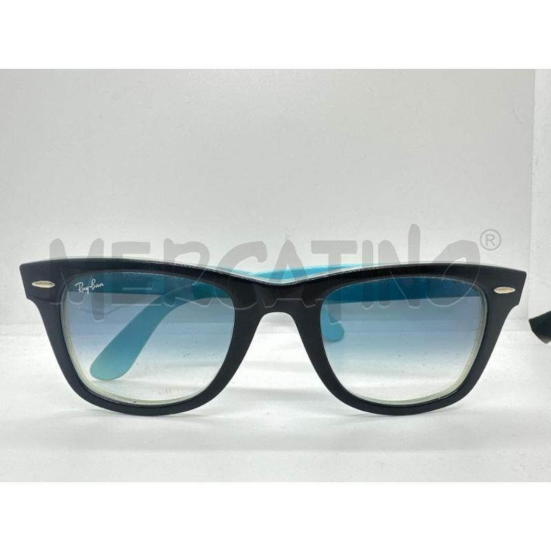 OCCHIALI UNISEX RAYBAN NERO CELESTE SFUMAT | Mercatino dell'Usato Roma tor tre teste 1