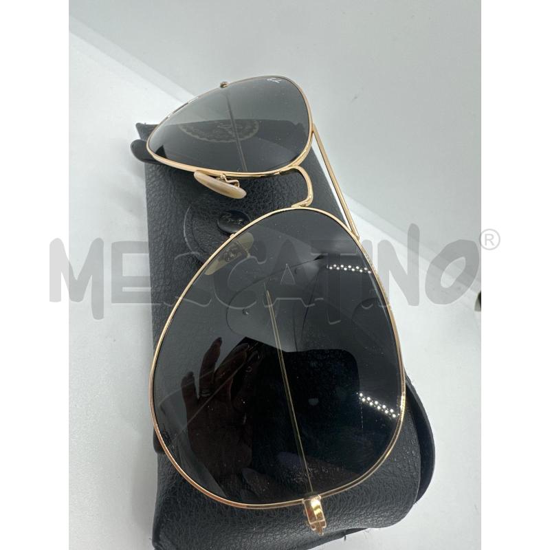 OCCHIALI UOMO AVIATOR NERO MONTAT DORATA | Mercatino dell'Usato Roma tor tre teste 2