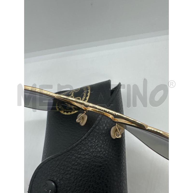 OCCHIALI UOMO AVIATOR NERO MONTAT DORATA | Mercatino dell'Usato Roma tor tre teste 4