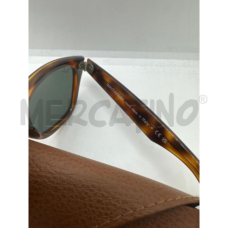 OCCHIALI UOMO RAYBAN WAYFARER MARRONI  | Mercatino dell'Usato Roma tor tre teste 4