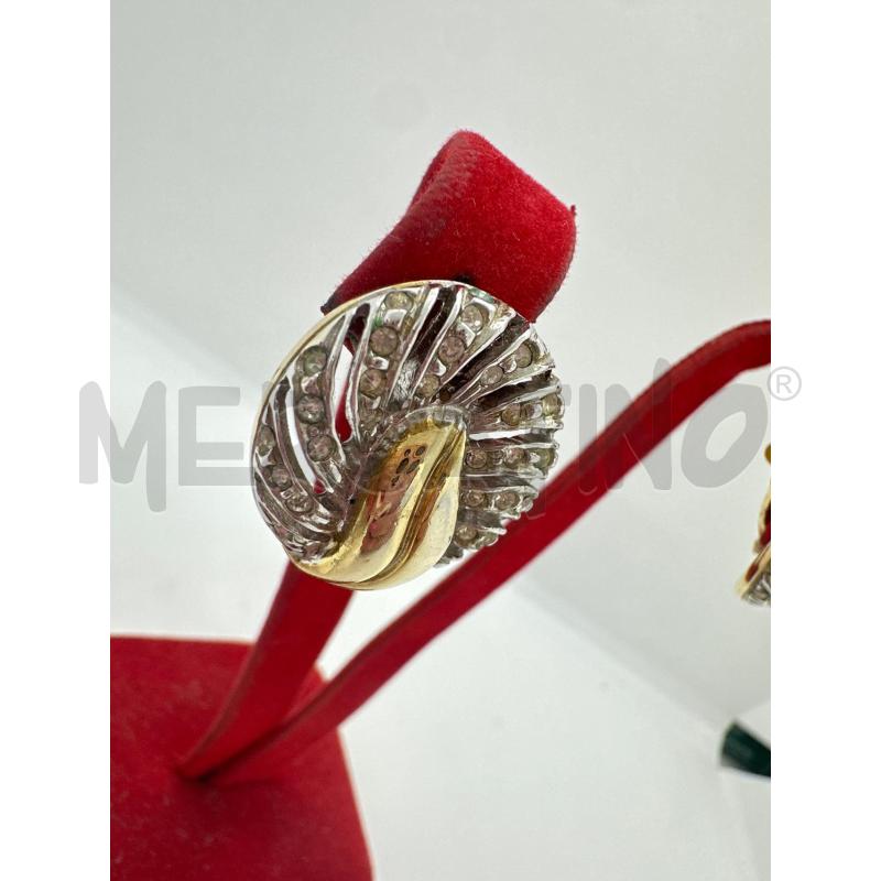 ORECCHINI CLIP ARG ROSONI STRASS | Mercatino dell'Usato Roma tor tre teste 3