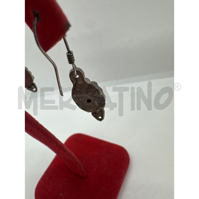 ORECCHINI OVALE ARG CENTRAL CORAL | Mercatino dell'Usato Roma tor tre teste 3