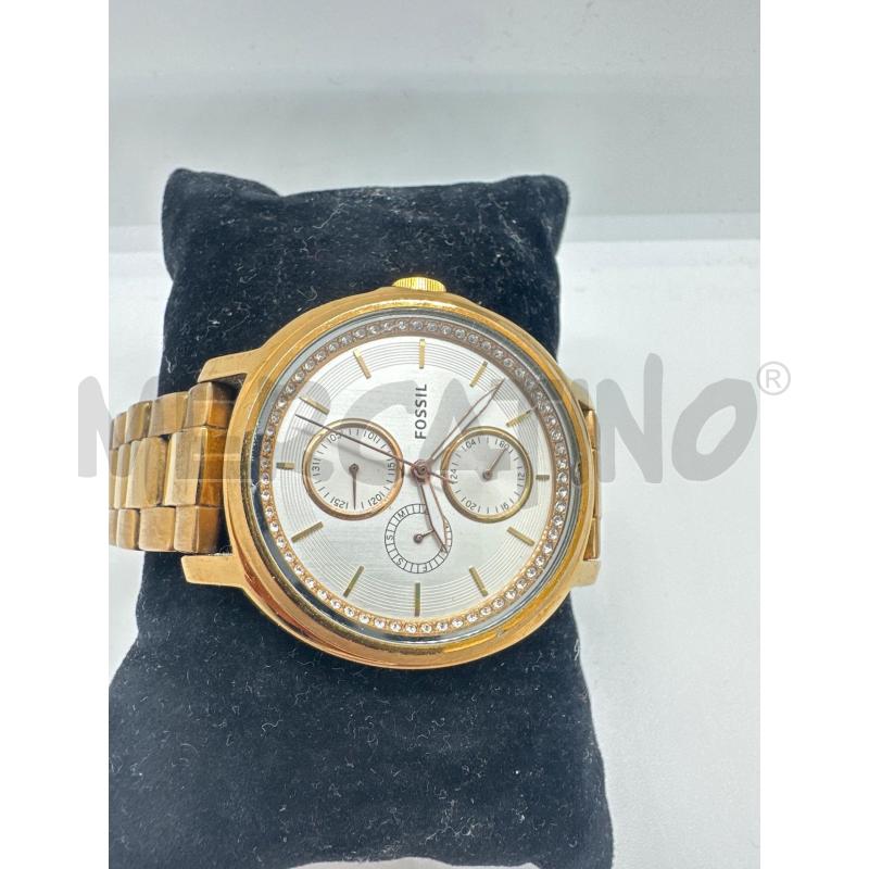 OROLOGIO DA POLSO FOSSIL BRONZ DORATO STRASS | Mercatino dell'Usato Roma tor tre teste 2