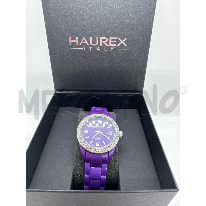 OROLOGIO DA POLSO HAUREX VIOLA STRASS | Mercatino dell'Usato Roma tor tre teste 1