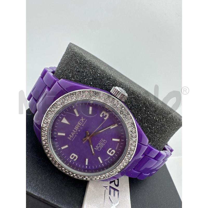 OROLOGIO DA POLSO HAUREX VIOLA STRASS | Mercatino dell'Usato Roma tor tre teste 2