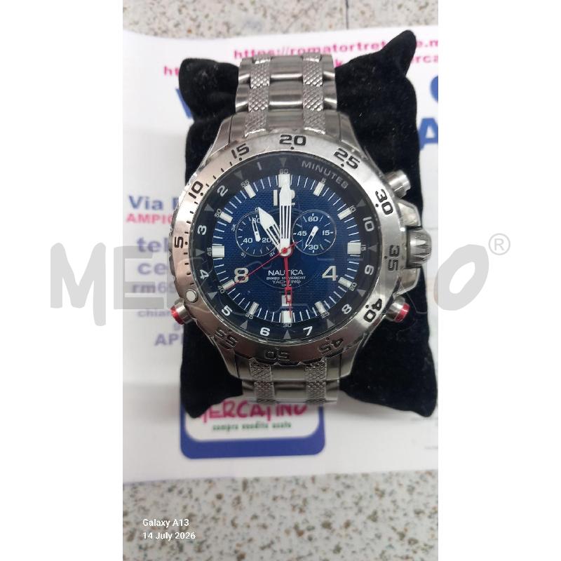 OROLOGIO DA POLSO NAUTICA CRONO | Mercatino dell'Usato Roma tor tre teste 1