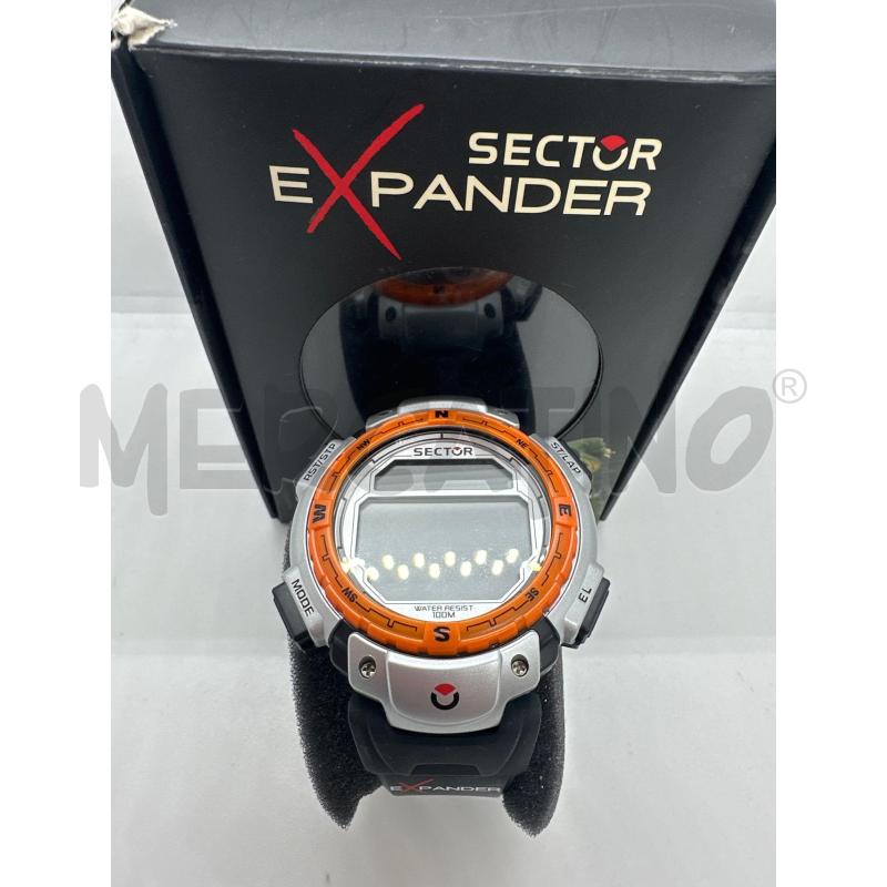 OROLOGIO DA POLSO SECTOR EXPANDER NERO GRIGIO  | Mercatino dell'Usato Roma tor tre teste 1
