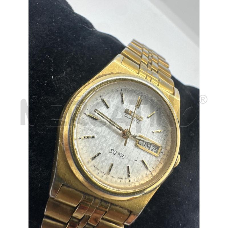 OROLOGIO DA POLSO SEIKO SQ100 DORATO | Mercatino dell'Usato Roma tor tre teste 2