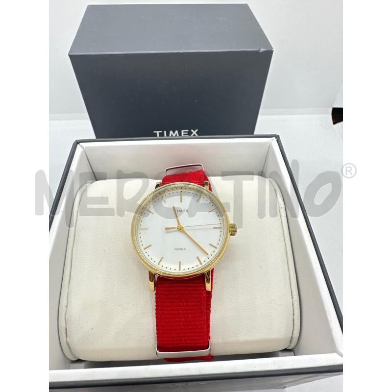 OROLOGIO DA POLSO TIMEX ROSSO  | Mercatino dell'Usato Roma tor tre teste 1