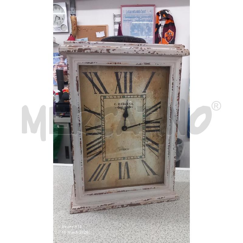 OROLOGIO INVECCHIATO LEGNO | Mercatino dell'Usato Roma tor tre teste 1