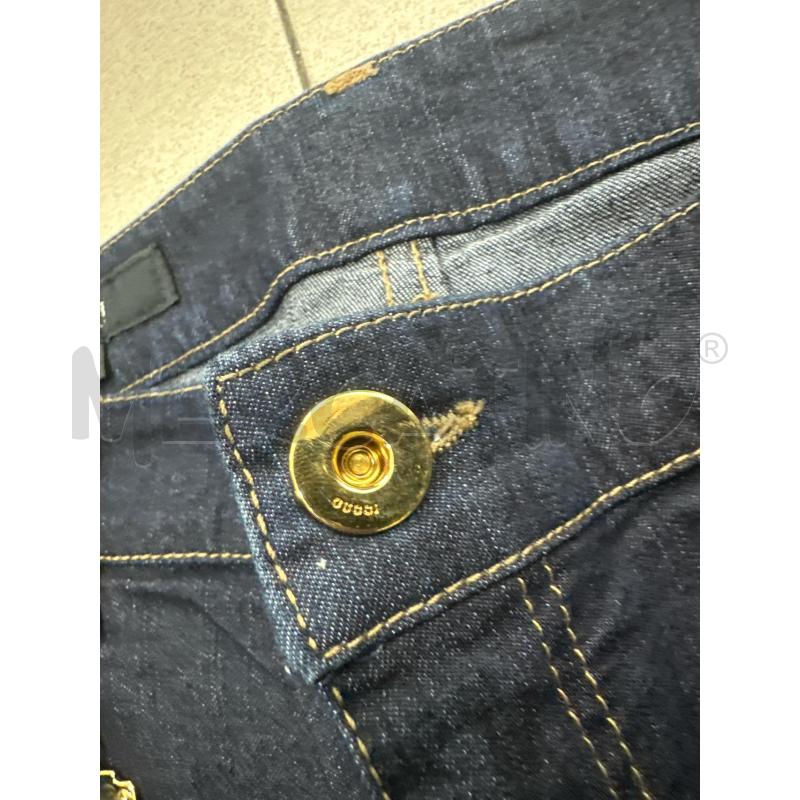 PANTALONE DONNA  GUCCI  BAGNO SCURO FINITURE AVANA  | Mercatino dell'Usato Roma tor tre teste 3