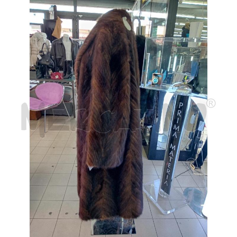 PELLICCIA DONNA LUNGA CODE VISONE MARRONE | Mercatino dell'Usato Roma tor tre teste 2